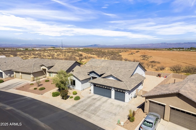 3523 W Rhapsody Dr, Sierra Vista, AZ 85650 - drone / aerial view with a mountain view
