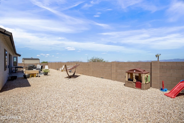 3523 W Rhapsody Dr, Sierra Vista, AZ 85650 - view of yard featuring a fenced backyard
