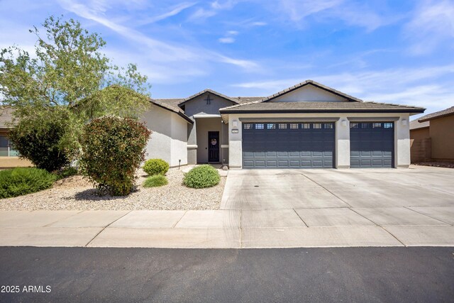 3523 W Rhapsody Dr, Sierra Vista, AZ 85650 - ranch-style home with a garage, stucco siding, and driveway