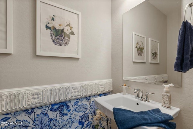 bathroom with a sink
