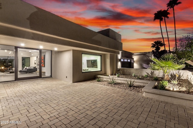 view of patio / terrace with an outdoor living space