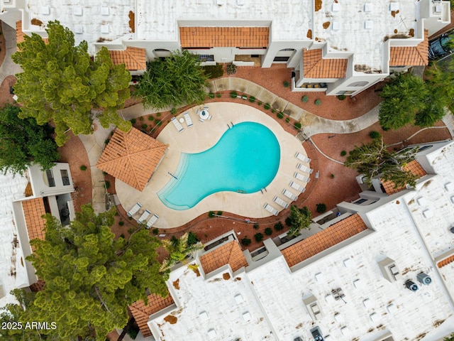 750 E Northern Ave E Unit 2145, Phoenix, AZ 85020 - bird's eye view of a pool area