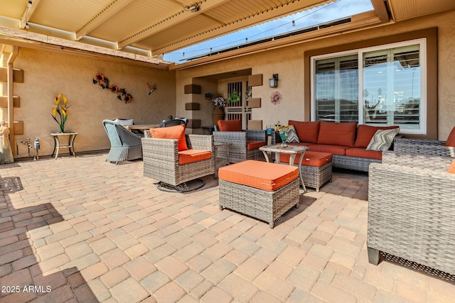 view of patio / terrace with outdoor lounge area