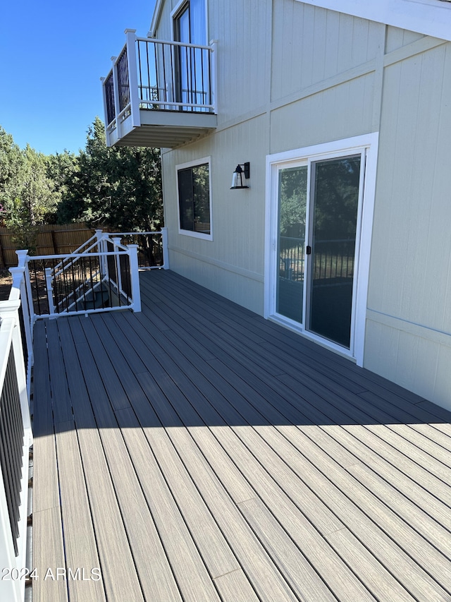 view of deck