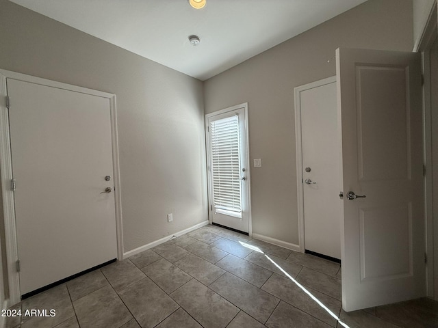 view of tiled entryway