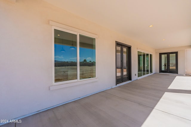 deck with a patio area