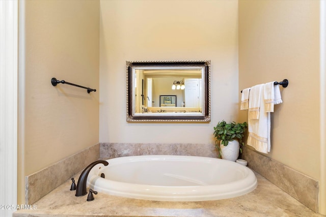 bathroom featuring a bathtub