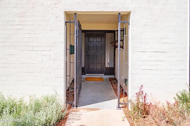 view of entrance to property