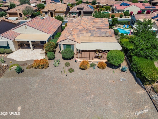 birds eye view of property featuring a residential view