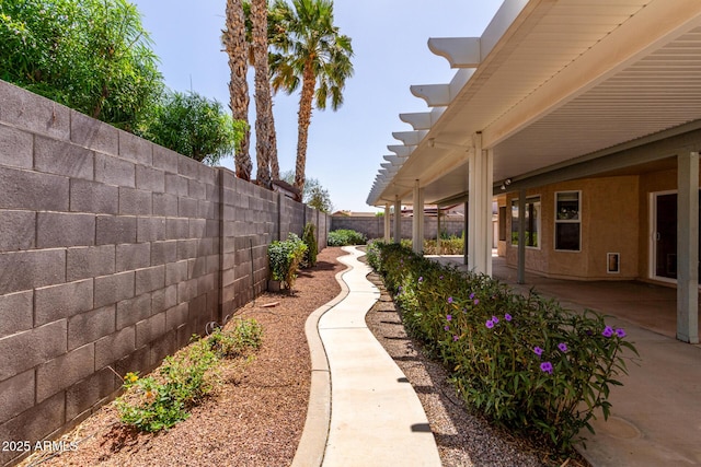 1625 E Daisy St, Casa Grande, AZ 85122 - fenced backyard featuring a patio area