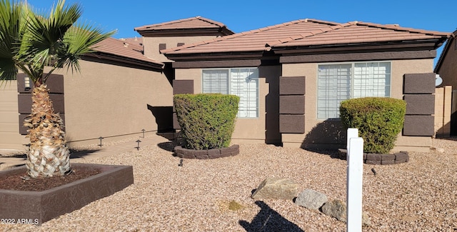 view of front of home