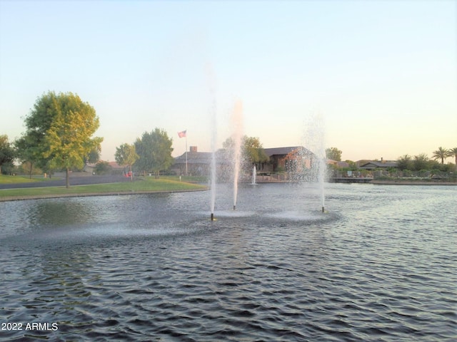 view of water feature