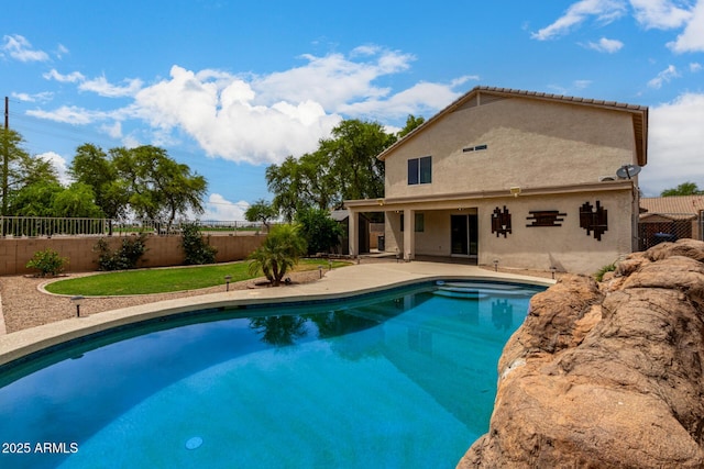 6637 W Watkins St, Phoenix, AZ 85043 - view of pool featuring a fenced backyard and a patio