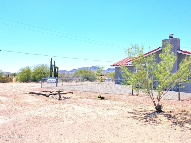 69762 Old Bell Rd, Salome, AZ 85348 - view of yard with a mountain view