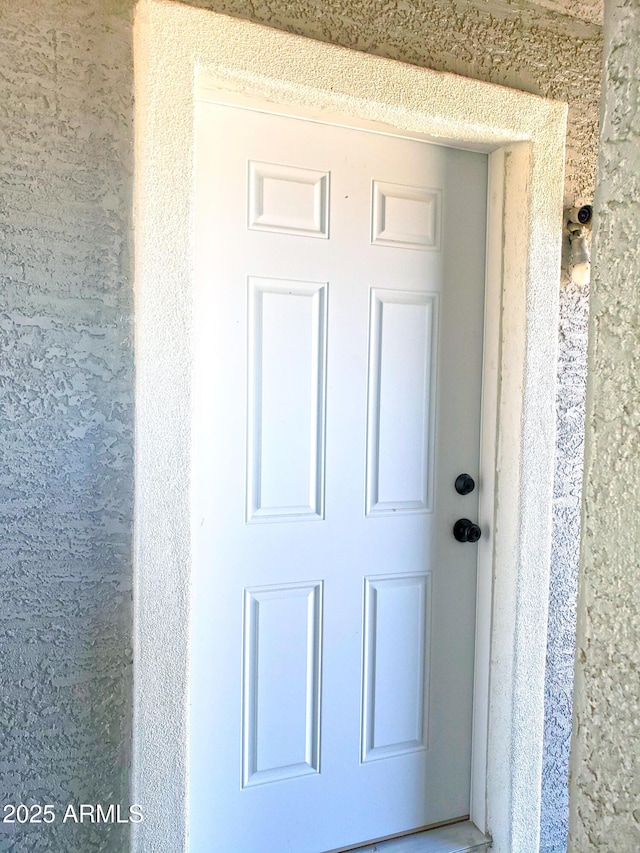 69762 Old Bell Rd, Salome, AZ 85348 - doorway to property featuring stucco siding