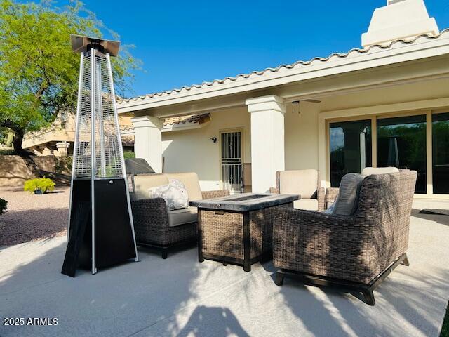 view of patio / terrace featuring outdoor lounge area