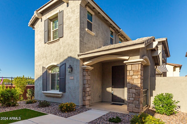 view of front of home