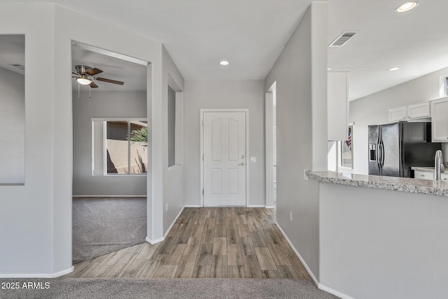 entrance foyer with sink