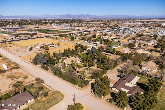 25509 S Lime Dr, Queen Creek, AZ 85142 - drone / aerial view featuring a mountain view and a residential view