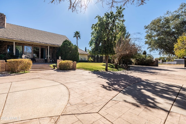 25509 S Lime Dr, Queen Creek, AZ 85142 - view of patio / terrace with concrete driveway