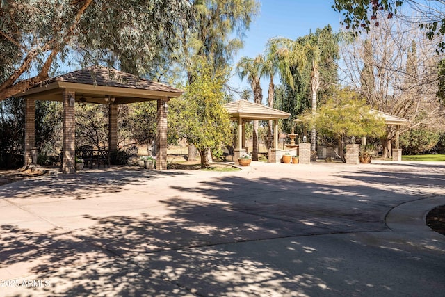 25509 S Lime Dr, Queen Creek, AZ 85142 - view of community with a gazebo and driveway