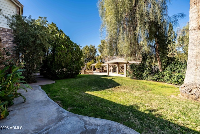 25509 S Lime Dr, Queen Creek, AZ 85142 - view of yard with a gazebo