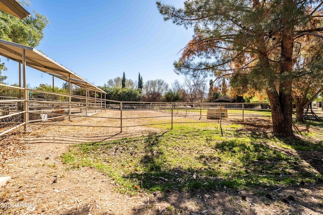 25509 S Lime Dr, Queen Creek, AZ 85142 - view of yard with an outbuilding, an exterior structure, and a rural view
