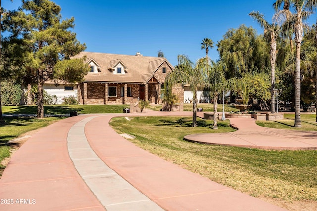 25509 S Lime Dr, Queen Creek, AZ 85142 - view of home's community with a lawn