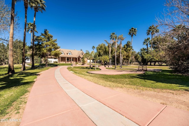 25509 S Lime Dr, Queen Creek, AZ 85142 - surrounding community with a lawn