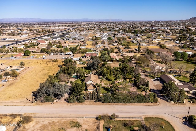 25509 S Lime Dr, Queen Creek, AZ 85142 - aerial view featuring a mountain view and a residential view