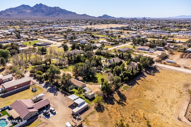 25509 S Lime Dr, Queen Creek, AZ 85142 - birds eye view of property featuring a mountain view