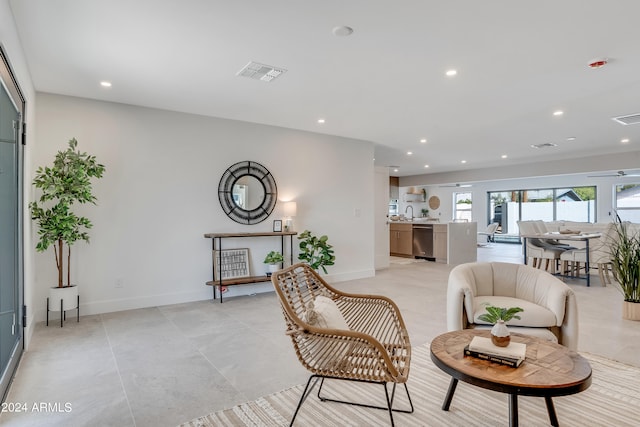 view of living room