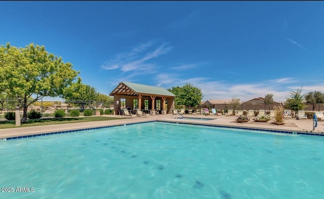 1950 E Dust Devil Dr, San Tan Valley, AZ 85143 - community pool featuring fence, a patio area, and a gazebo