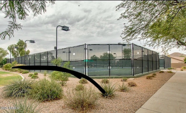 1950 E Dust Devil Dr, San Tan Valley, AZ 85143 - view of tennis court featuring fence