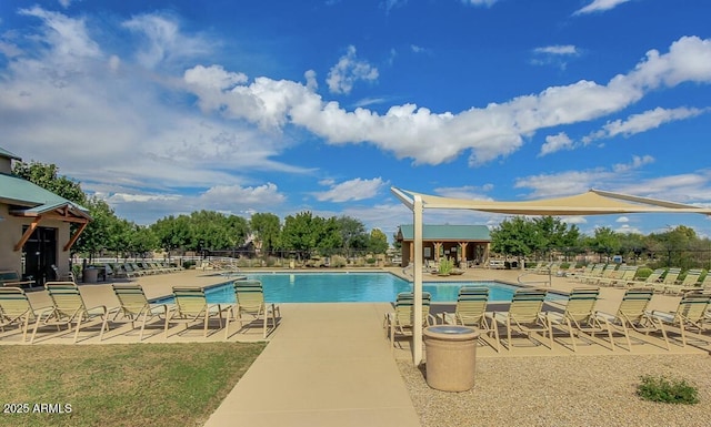 1950 E Dust Devil Dr, San Tan Valley, AZ 85143 - community pool featuring fence and a patio area