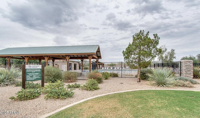 1950 E Dust Devil Dr, San Tan Valley, AZ 85143 - view of property's community with fence