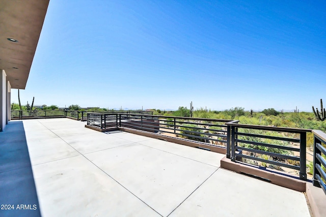 view of patio / terrace featuring a balcony