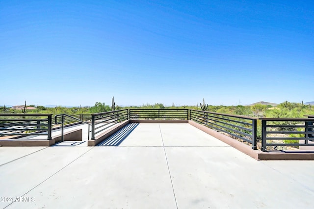 view of patio / terrace with a balcony