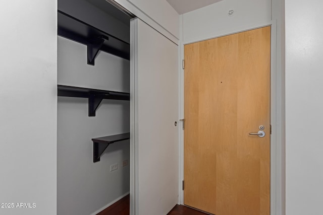 view of closet