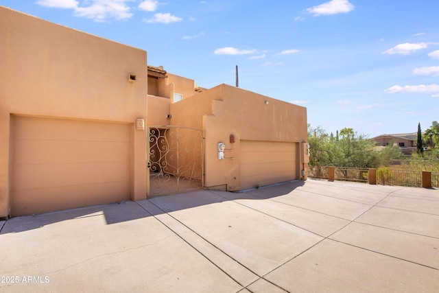 view of pueblo-style home