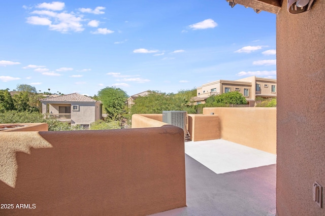 view of patio / terrace featuring a balcony