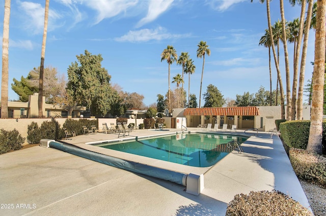 10538 E Gold Dust Cir, Scottsdale, AZ 85258 - community pool featuring a patio