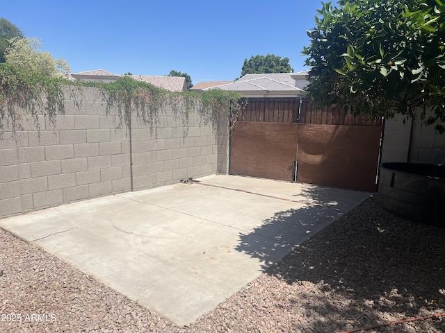 view of patio / terrace with fence