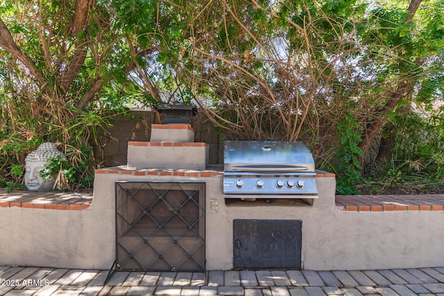 view of patio / terrace featuring area for grilling