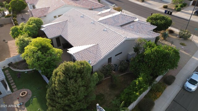 drone / aerial view