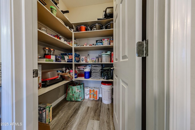 view of pantry
