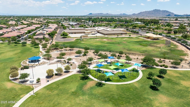 3400 S Whetstone Pl, Chandler, AZ 85286 - aerial perspective of suburban area featuring a mountain backdrop