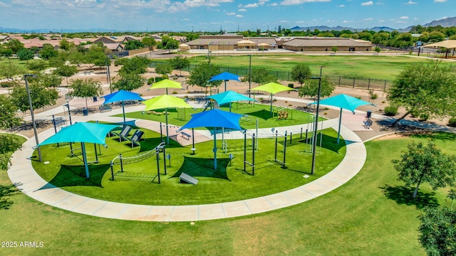 3400 S Whetstone Pl, Chandler, AZ 85286 - view of property's community with a residential view and a mountain view