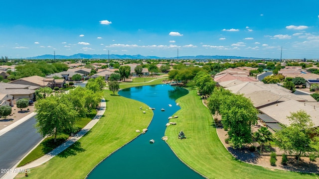3400 S Whetstone Pl, Chandler, AZ 85286 - aerial perspective of suburban area with a water and mountain view