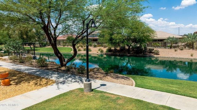 3400 S Whetstone Pl, Chandler, AZ 85286 - view of swimming pool with a lawn